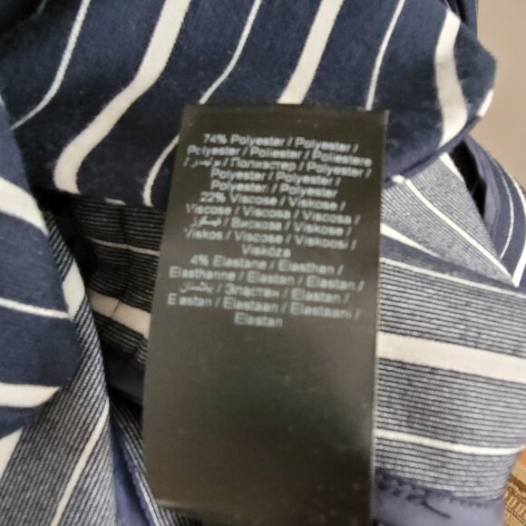 ICHI Striped One-Button Blazer US M - Picture 7 of 7